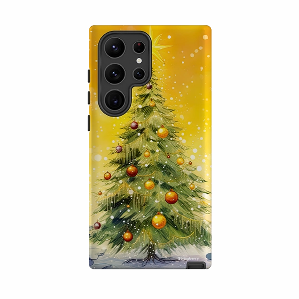 Samsung Tough Case - Underneath The Xmas Tree Comfort Layer Texture Fashion Edge