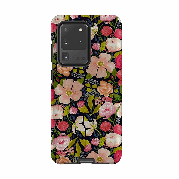 Smooth Texture Samsung Tough Case - Vintage Roses By Bex Parkin