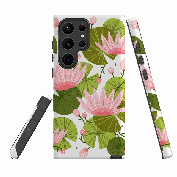 Samsung Tough Case - Waterlily By Madalina Andronic premium design Premium Pattern Design