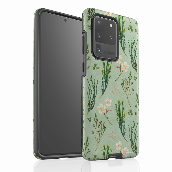 Durable Finish Stylish Pattern Samsung Tough Case - Wild Flowers By Katherine Quinn