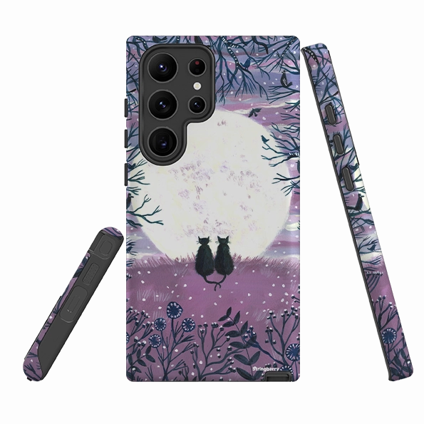Samsung Tough Case - Winter Cats II By Mary Stubberfield Protective barrier Durable Accessory