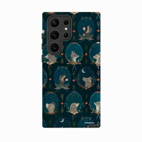 Comfort Edge Texture Samsung Tough Case - Winter Collage By Katherine Quinn