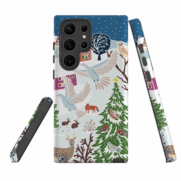 Samsung Tough Case - Winter I By Kate Heiss Protective Build Shock absorption