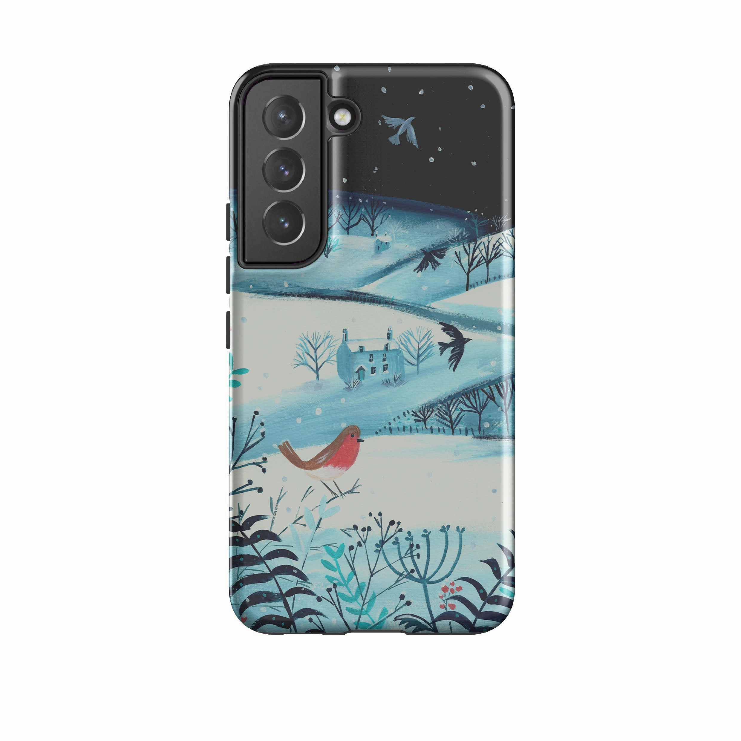 Samsung Tough Case - Winterscape-1 By Mary Stubberfield Slim Design