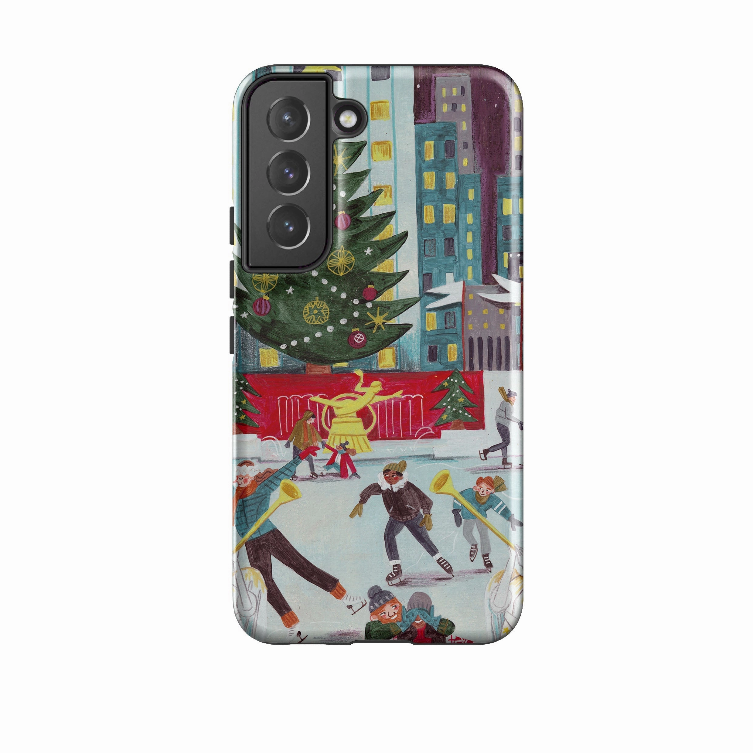 Student Friendly Samsung Tough Case - Xmas In New York By Caroline Bonne Muller