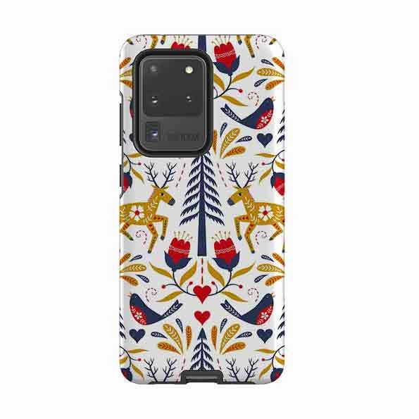 Refined Look Samsung Tough Case - Xmas Pattern II By Suzy Taylor