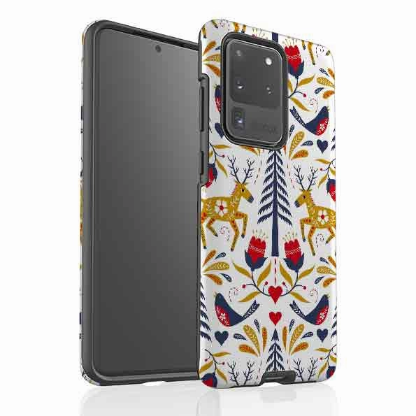 Samsung Tough Case - Xmas Pattern II By Suzy Taylor Matte Edge