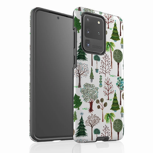 Samsung Tough Case - Xmas Trees By Caroline Bonne Muller Soft Protection