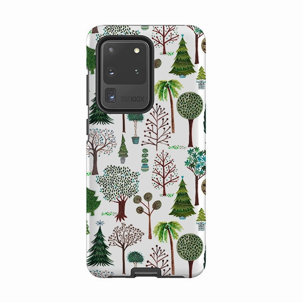 Samsung Tough Case - Xmas Trees By Caroline Bonne Muller Smooth Design Glossy Pattern
