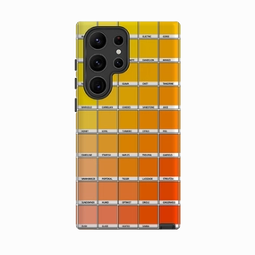 Versatile Accessory anti fingerprint Samsung Tough Case - Yellow Chromology By Kitty Joseph