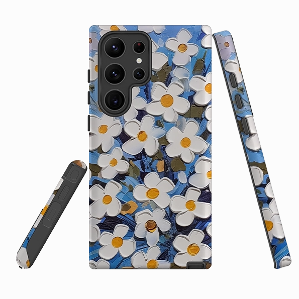 Premium Form Smooth Pattern Finish Samsung Tough Case - Zeus