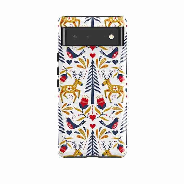 Google Tough Case -  Xmas Pattern II By Suzy Taylor slim fit