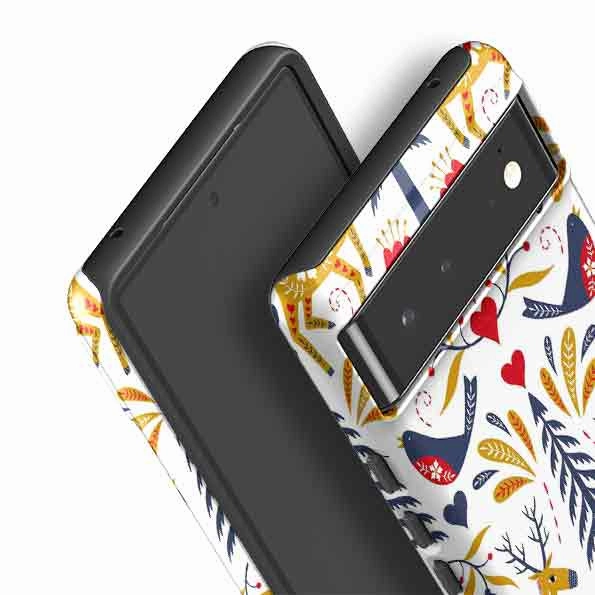 Google Tough Case -  Xmas Pattern II By Suzy Taylor Soft Touching Smooth Lining