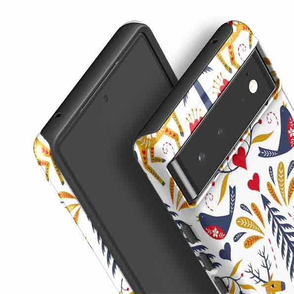 Google Tough Case -  Xmas Pattern II By Suzy Taylor Flexible Pattern Dual Layer