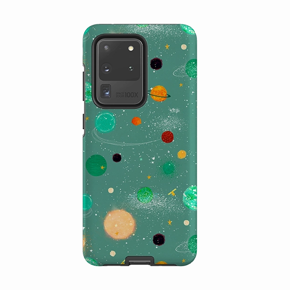 Comfort Texture Layer Classic Design Samsung Tough Case - Far Far Away Green By Katherine Quinn