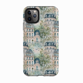 iPhone Tough Case - Belleville Houses Polished Detail Edge