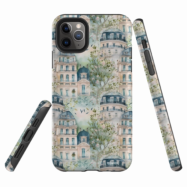 Soft Edge Texture Elegant Build iPhone Tough Case - Belleville Houses