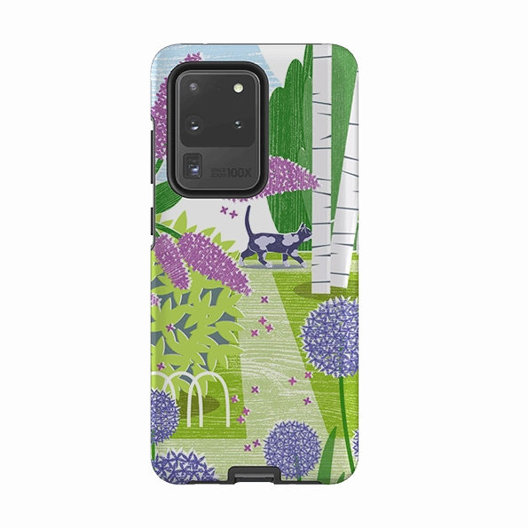 Hand Friendly Luxury Build Samsung Tough Case - Lilac And Alliums By Liane Payne
