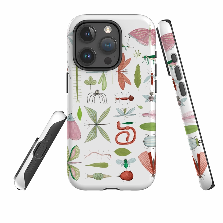 iPhone Tough Case - Insects By Maja Lindberg Soft edges Soft Layer