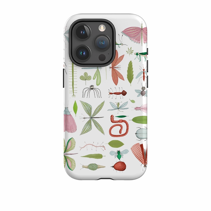 Compact Texture iPhone Tough Case - Insects By Maja Lindberg