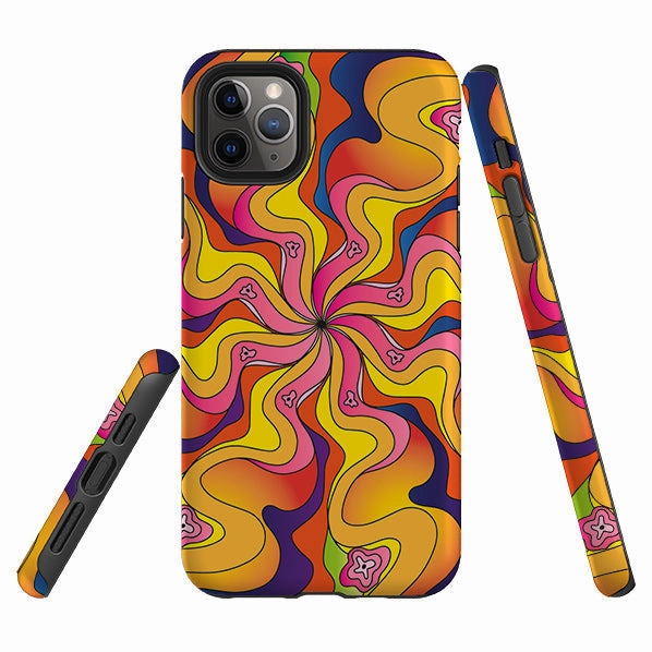 iPhone Tough Case - Bells Vivid Surface Detail