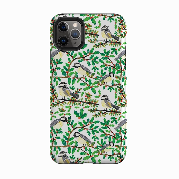 Functional Design Fashion Accessory iPhone Tough Case - Chickadee By Tracey English