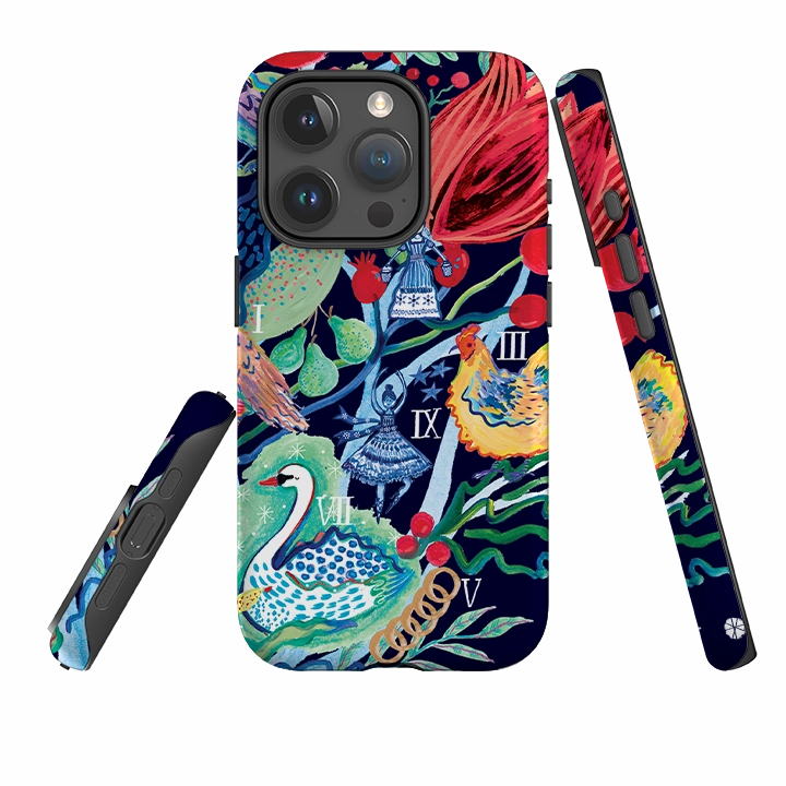 Anti Shock Layer iPhone Tough Case - Christmas Days II By Emma Frances Grant