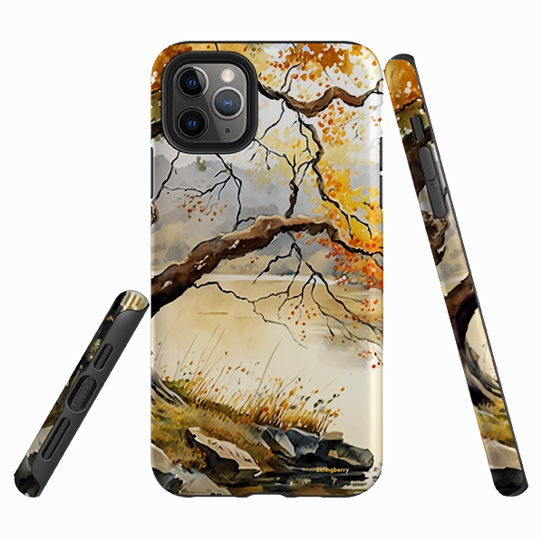 iPhone Tough Case - Waters Edge Clear View Luxury Detail