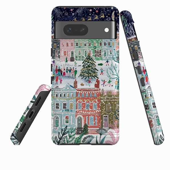 Google Tough Case - Winter In Notting Hill By Emma Frances Grant Smooth Pattern