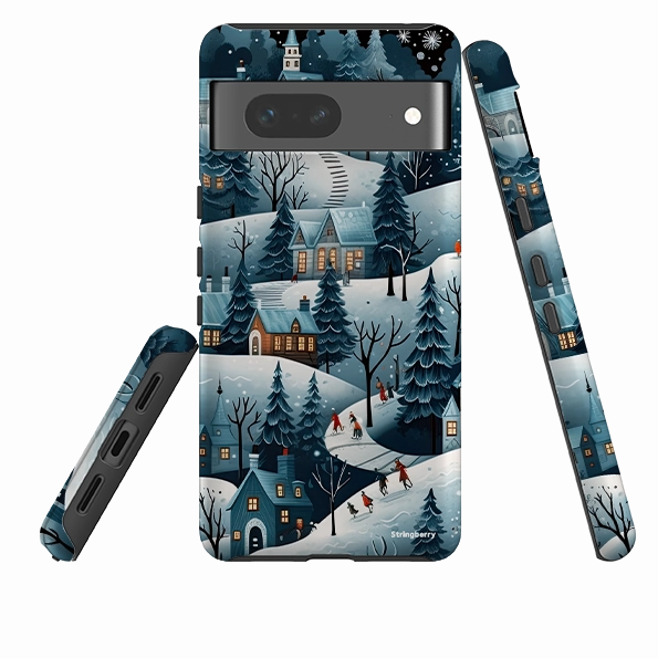 Full Coverage Stylish Look Google Tough Case -  Winter Wonderland VI