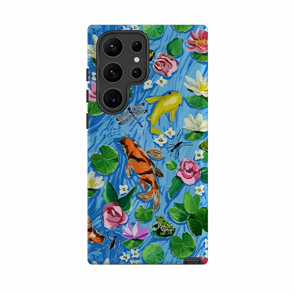 Samsung Tough Case - Floral Pond By Abby Jacobs Handy Use