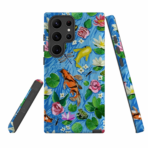 Samsung Tough Case - Floral Pond By Abby Jacobs Creative Style