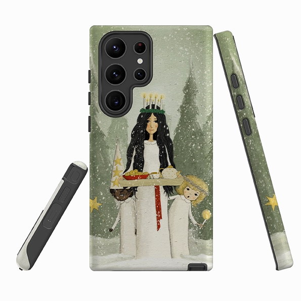 Samsung Tough Case - Lucia By Maja Lindberg Rugged Outline