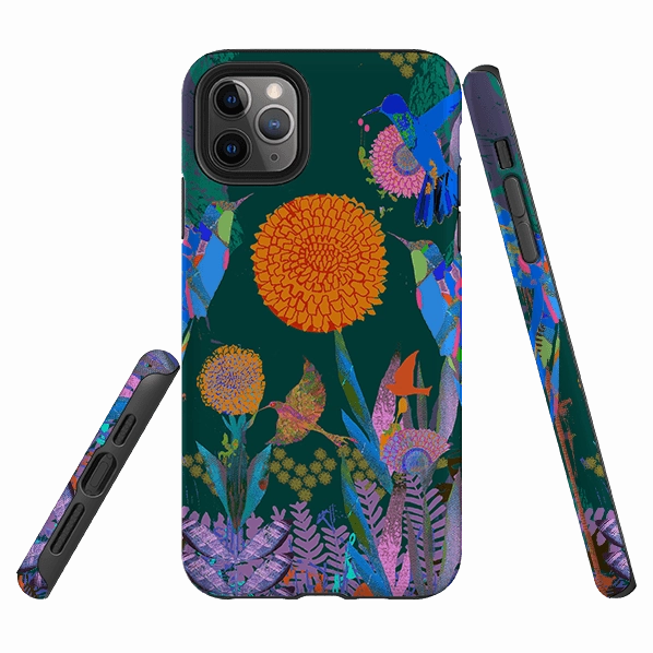 iPhone Tough Case - Hummingbird Forest By Tiffany Lynch Elegant Build