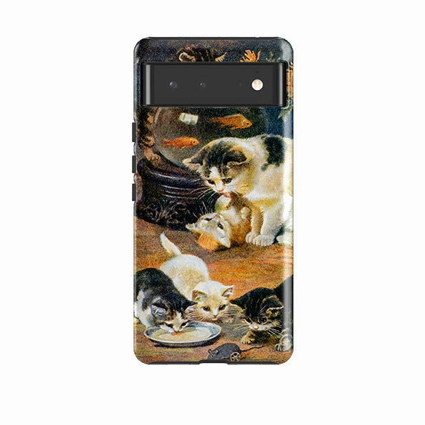 Google Tough Case -  A Frolicsome Family By Heritage Elegant Layer Texture