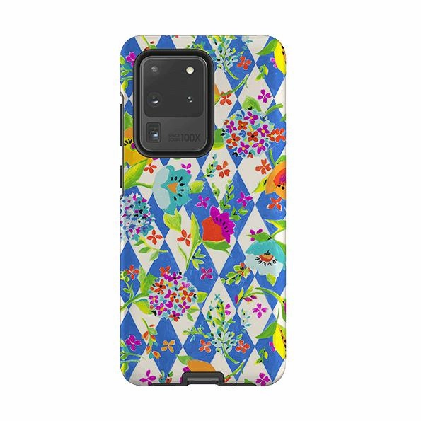 Transparent Edge Sleek Edge Design Samsung Tough Case - Florality By Sarah Campbell