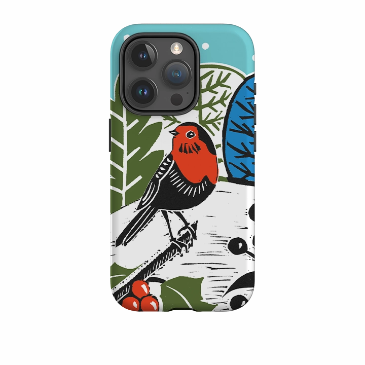 Protective Texture Layer Luxury Surface iPhone Tough Case - Robin By Kate Heiss