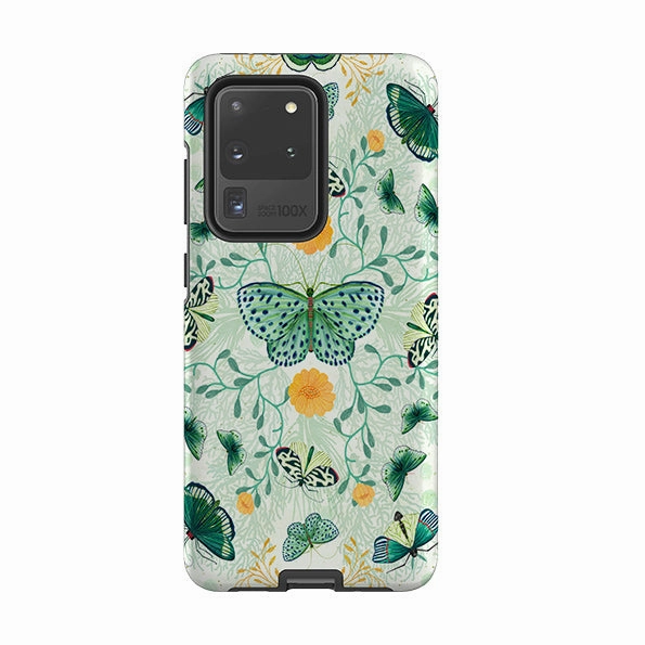 Samsung Tough Case - Medium Moth 1 By Katherine Quinn Modern Pattern Layer Smooth Pattern Finish