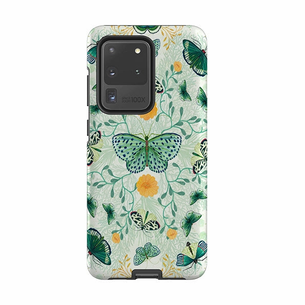 Chic Accessory Matte Pattern Design Samsung Tough Case - Medium Moth 1 By Katherine Quinn
