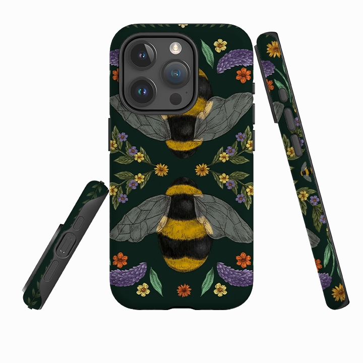 Comfort Use iPhone Tough Case - Bee Love By Jade Mosinski