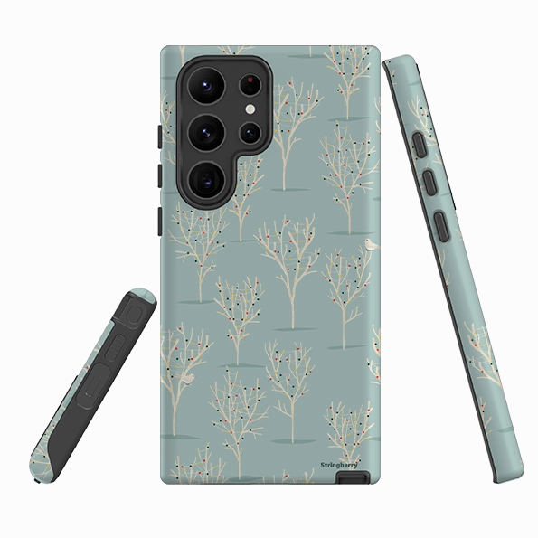 Elegant Build Samsung Tough Case - Winter Forest By Katherine Quinn
