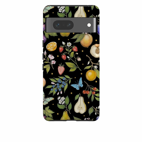 Urban Minimalism Google Tough Case -  Black Fruits By Catherine Rowe