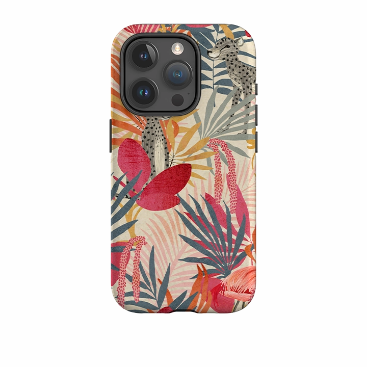Long Lasting Luxury Grip iPhone Tough Case - Tutti Frutti By Katherine Quinn