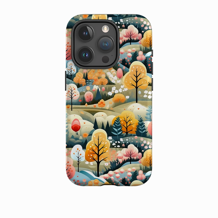 Protective Finish Hybrid Touch iPhone Tough Case - Forest Of Dean