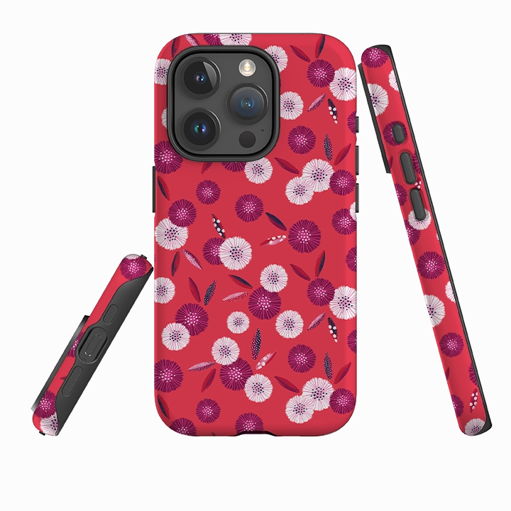 iPhone Tough Case - Daisy I By Ali Brookes Soft Edge Detail