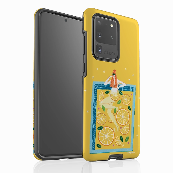 Samsung Tough Case - Lemonade By Madalina Andronic Comfort Edge Texture Comfort Shield Texture