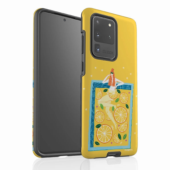Samsung Tough Case - Lemonade By Madalina Andronic Elegant Pattern