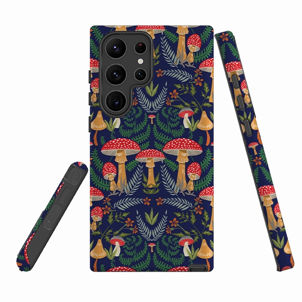 Samsung Tough Case - Mushroom Magic By Kate Heiss Heat resistant