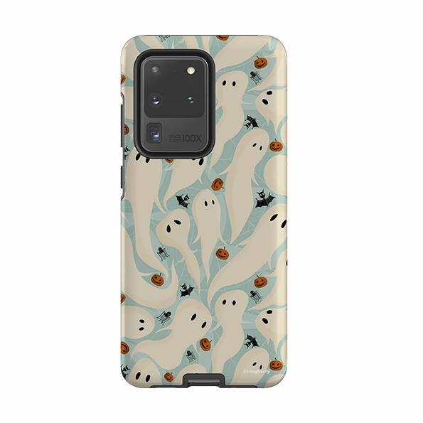 Elegant Shield Subtle Touch Samsung Tough Case - Spooky Pattern By Maja Lindberg