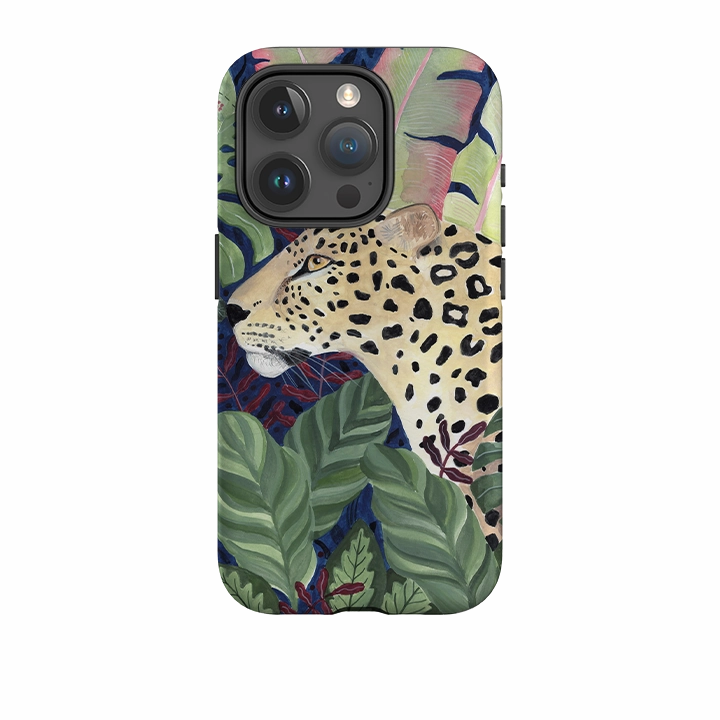 iPhone Tough Case - Leopard In Leaves By Bex Parkin Smooth Fit